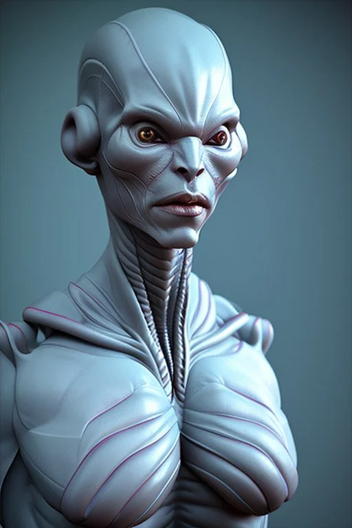 Dhampir Alien, magnificent, majestic, highly intricate, Realistic photography, incredibly detailed, ultra high resolution, 8k, complex 3d render, cinema 4d.
