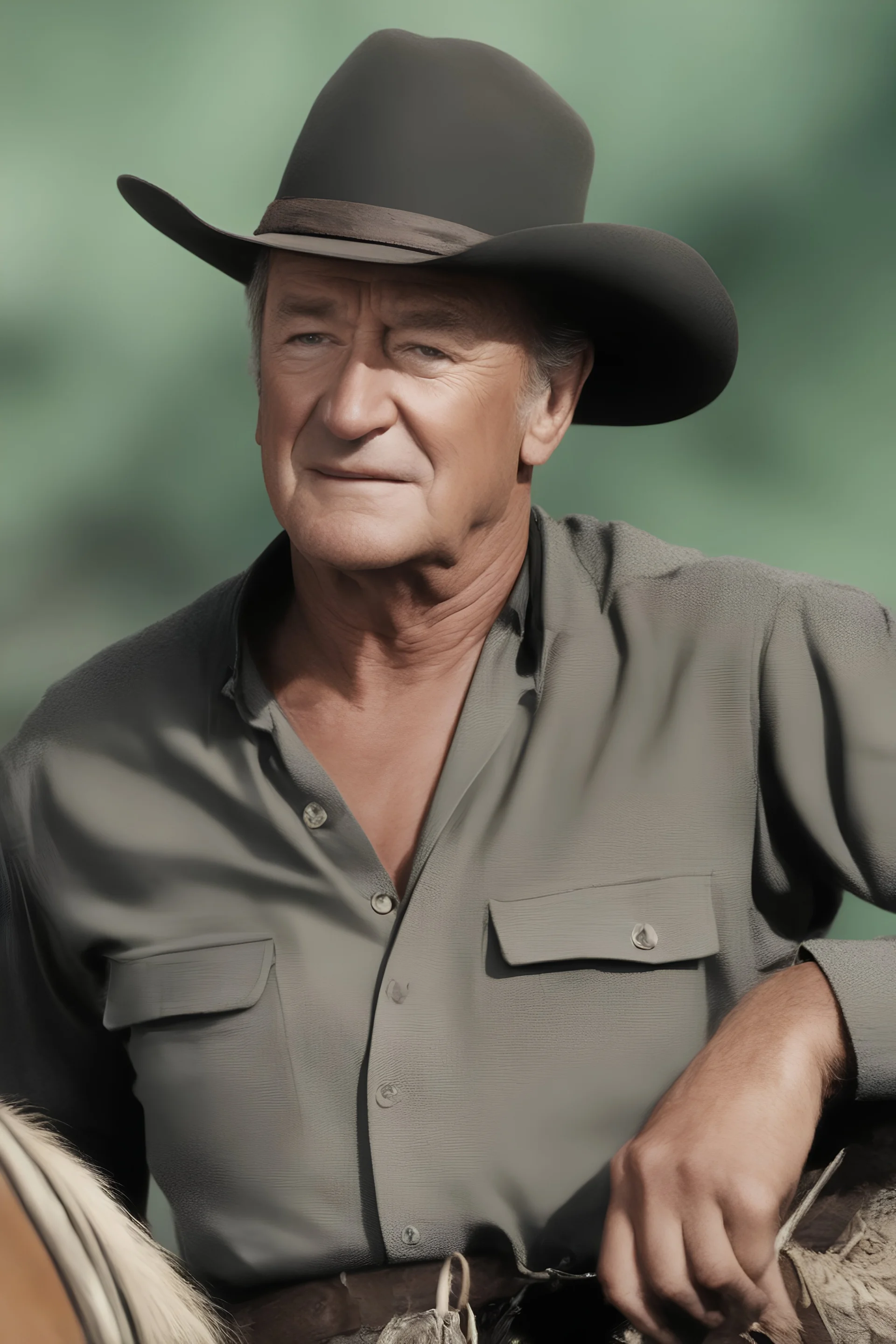 generate an image of John Wayne when he was 10