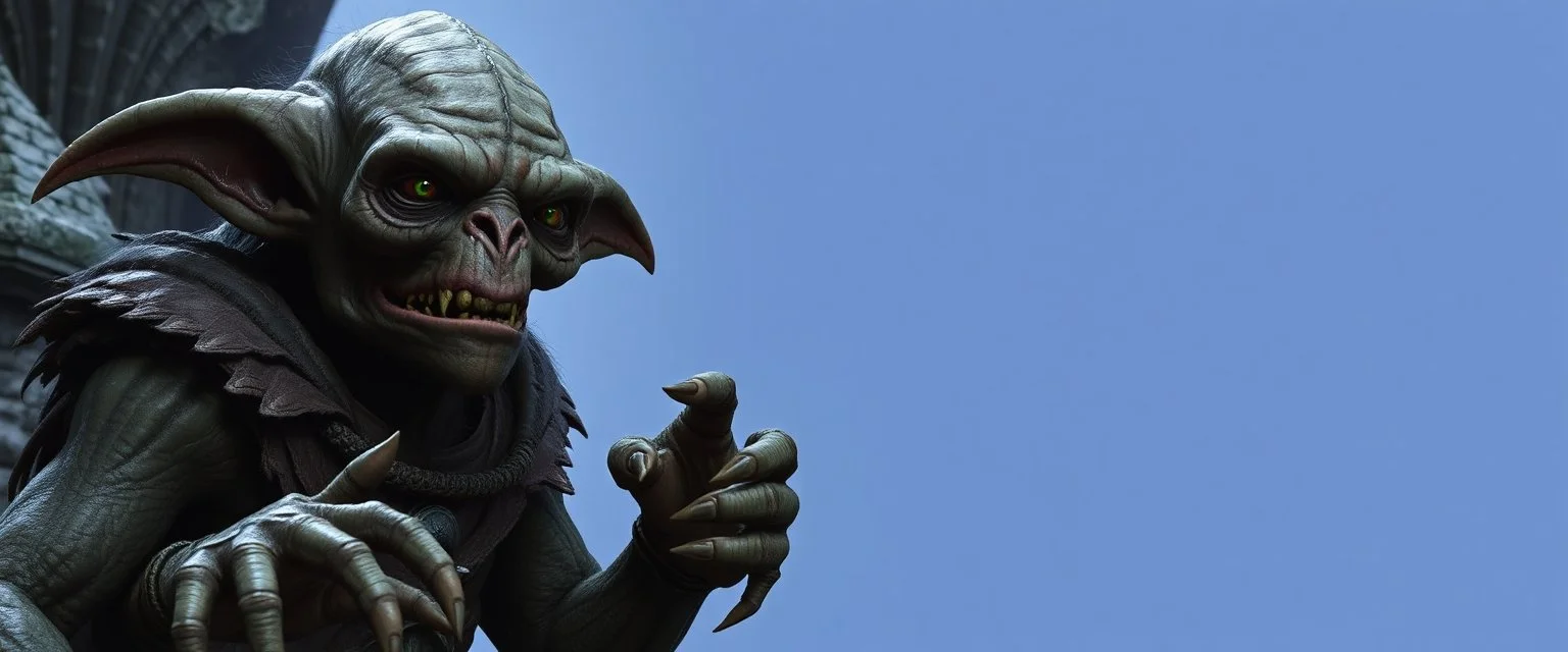 what sauron actually looks like as a uruk hai gremlin