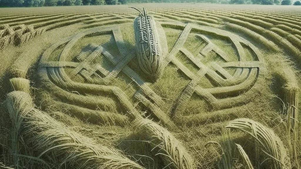 field crop glyphs from aliens