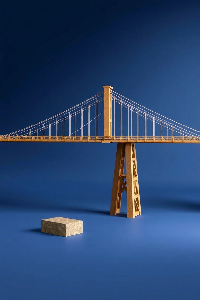 Leonardo Da Vinci self supporting bridge