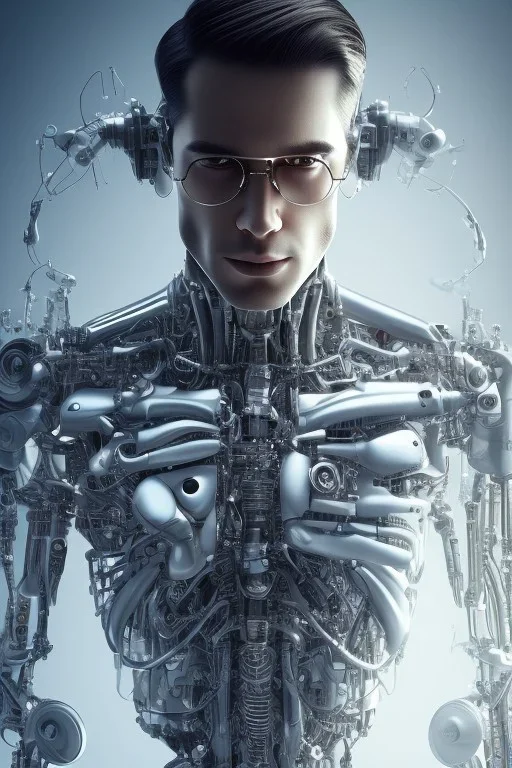 cyborg, men, matrix style