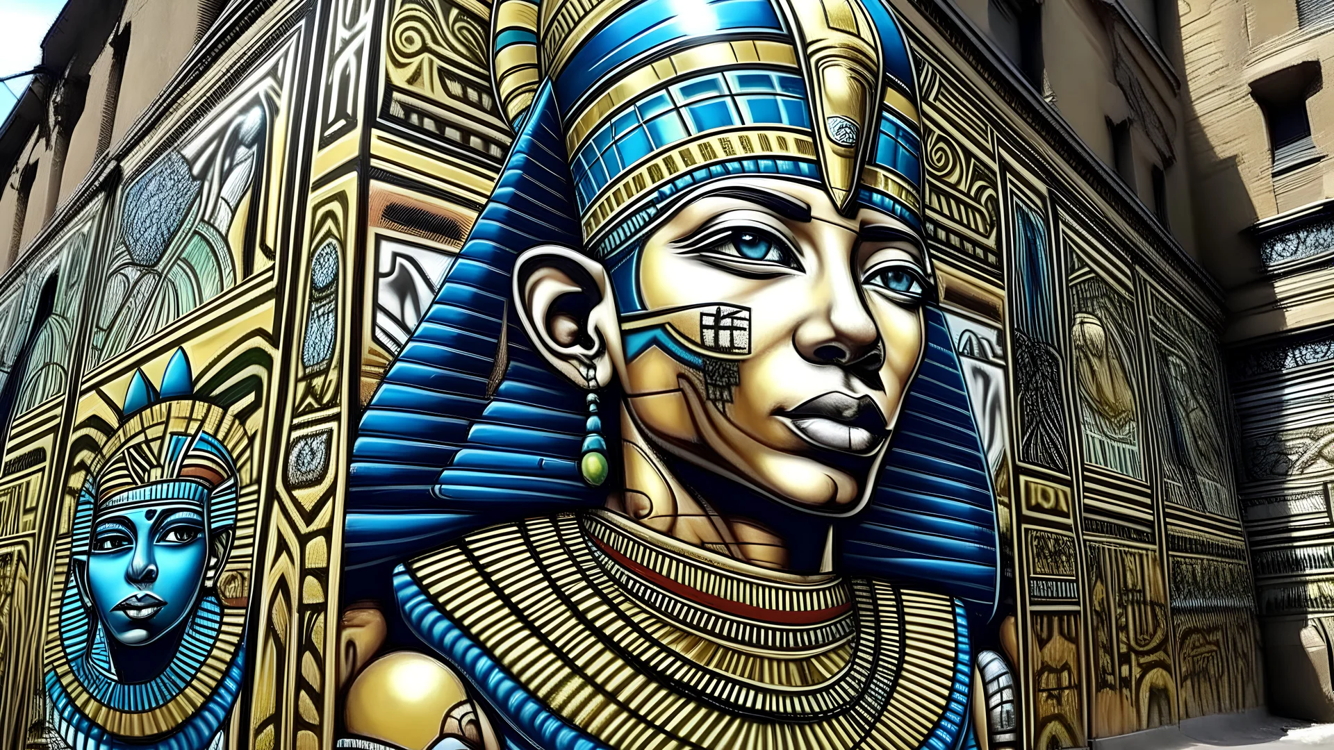 street art high resolution Egyptian culture