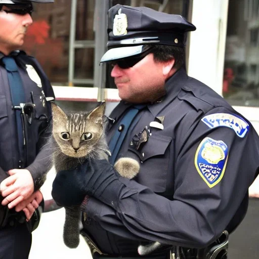 Cat eyed buffalo police