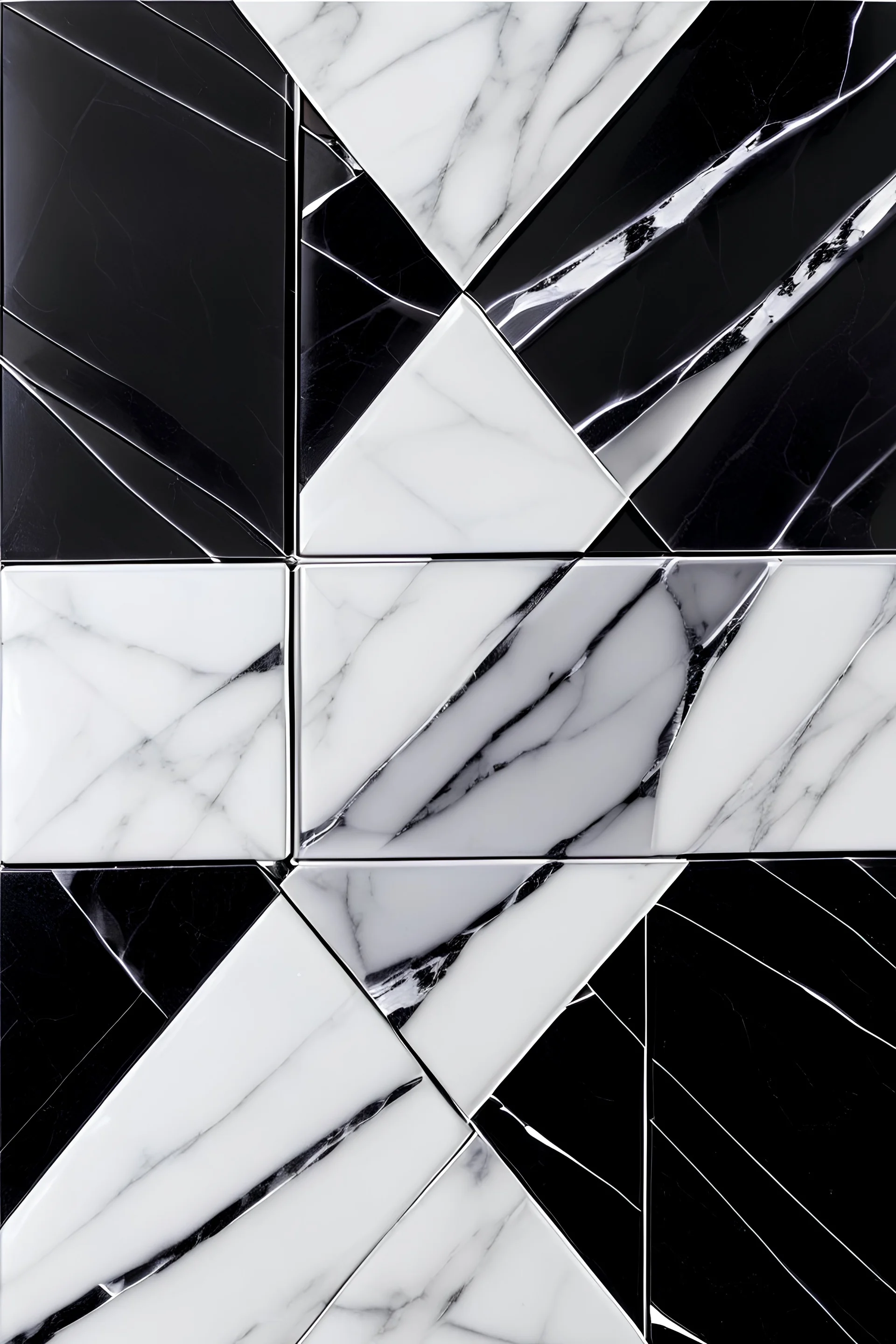 “black white and gray marble, seamless, , enameled , glassmorphism --ar 2000:1763 --tile