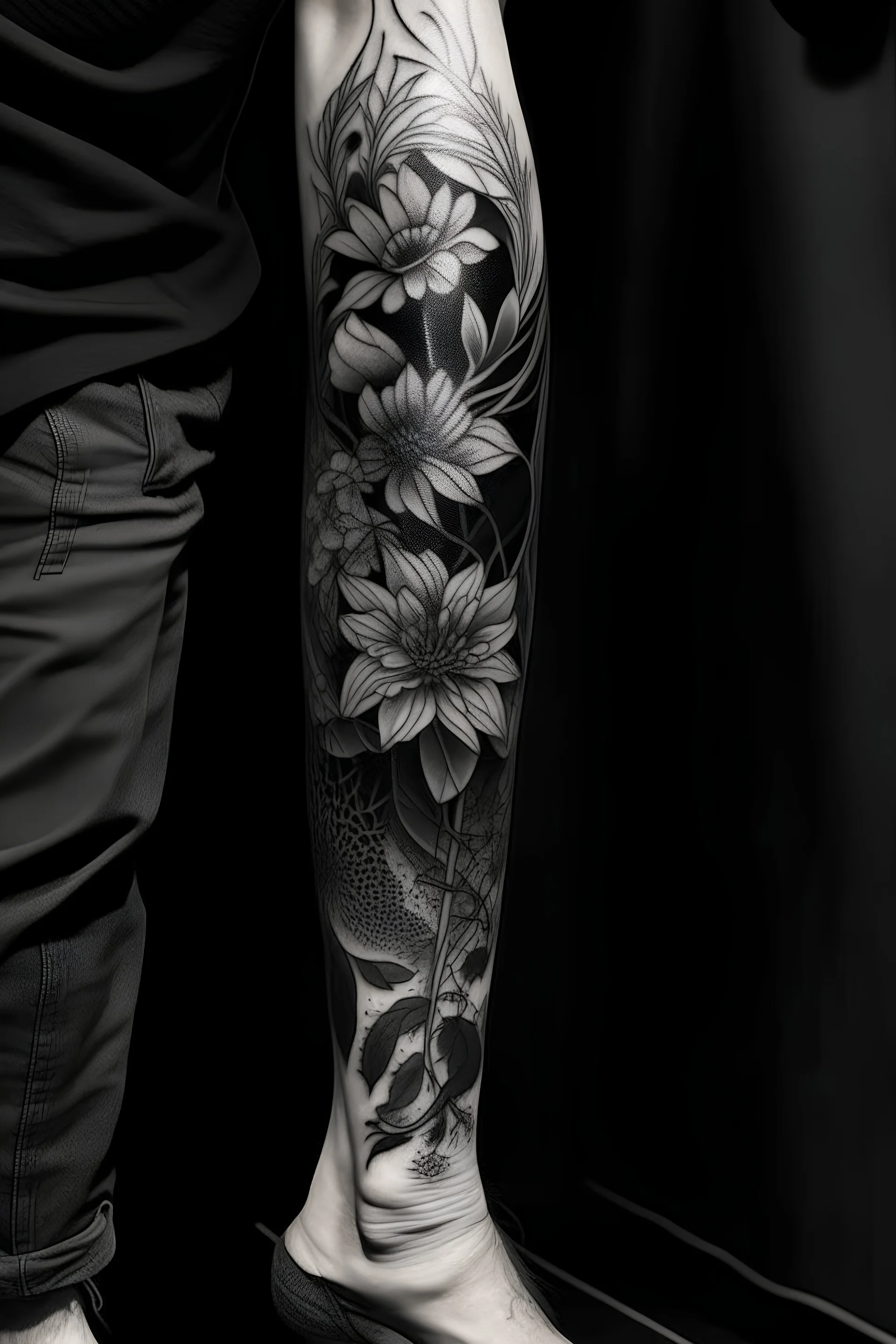 Full Leg sleeve tattoo. im from punjab and value equality, social justice,  service to humanity, and tolerance for other religions tattoo idea |  TattoosAI