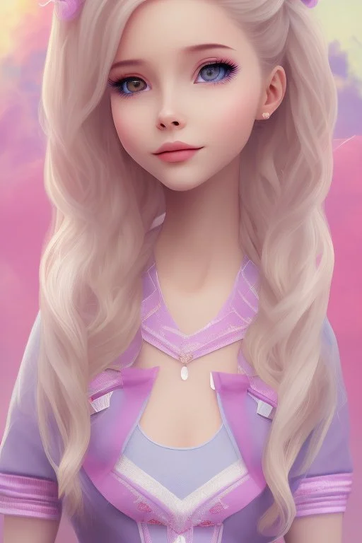 Belle Delphine smirk wink