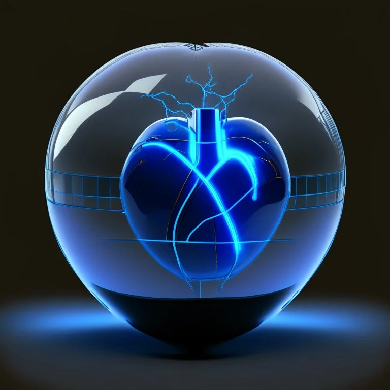 electric heart and a ball
