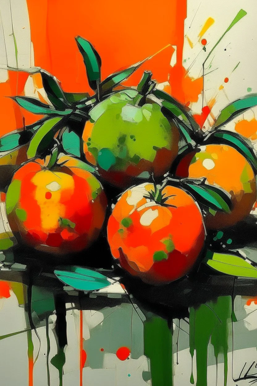 Oranges by Anthony Lister
