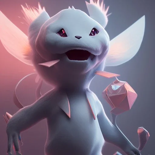 Mystery pokemon,Ambiance dramatique, hyperrealisme, 8k, high quality, lot of details, fit within portrait