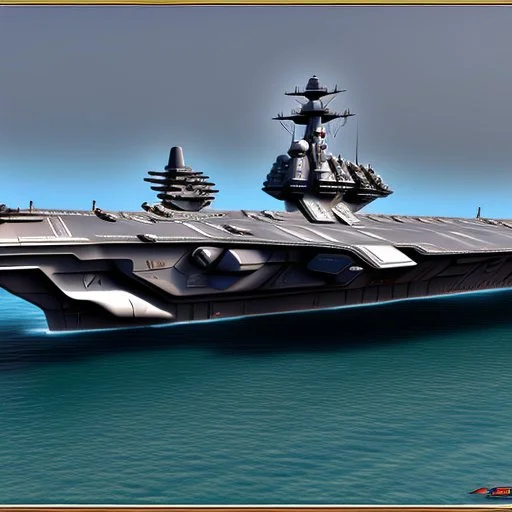 Aircraft carrier built by Klingons