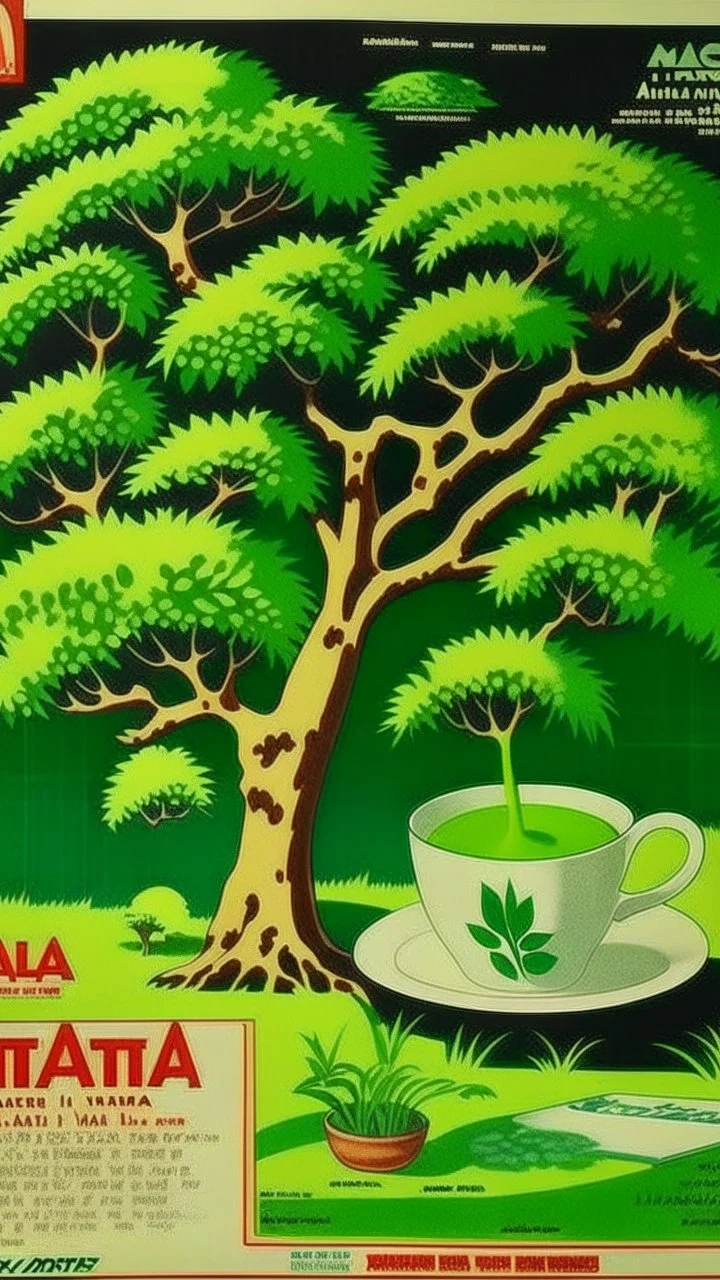 Japanese Matcha Tree Australian Ad 80s