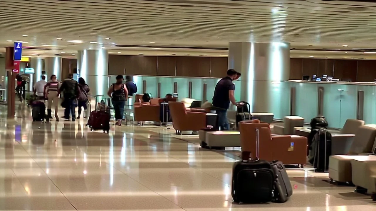 couple being denied access to airport exclusive lounge