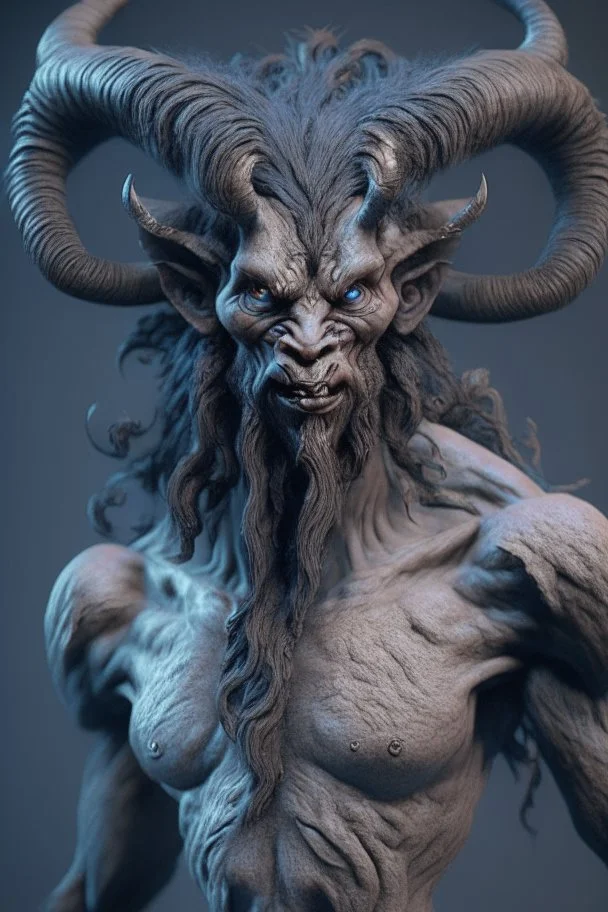 Satyr humanoid beast fused ,insanely detailed, 16k resolution, cinematic smooth, intricate detail