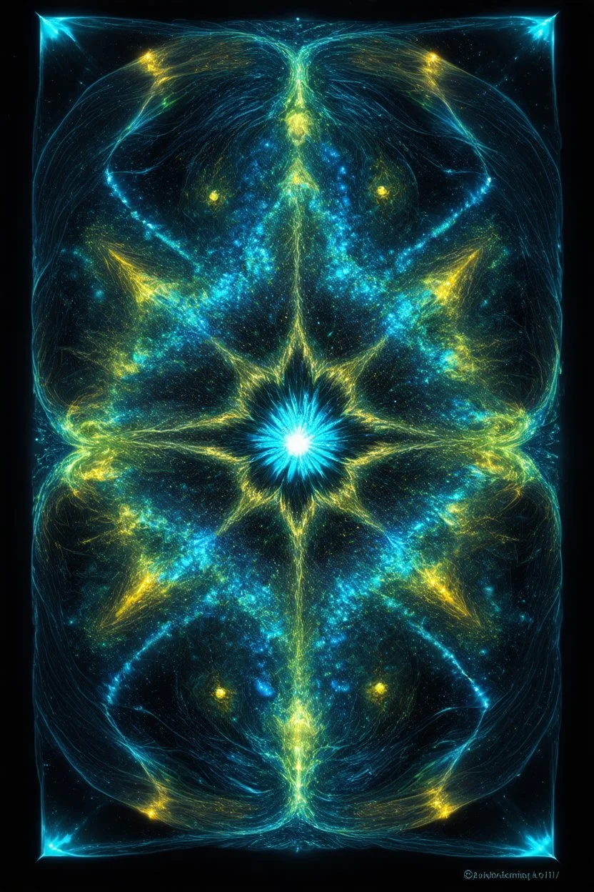 The void is where everything emerges from; fractal art
