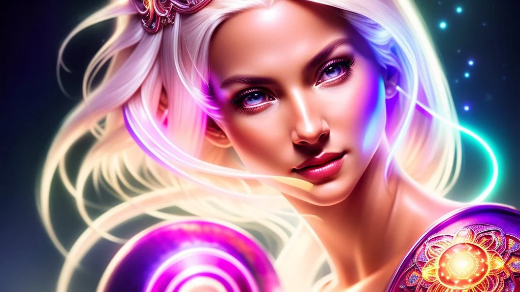 Lexica Aperture v2 Hyper detailed ultra sharp, trending on artstation, vibrant aesthetic, smiling blonde ethereal subtle (((smiling)))+++ luminous heavenly asian goddess, angel, extra-terestrial, colorful, psychedelic, ornate, intricate, digital painting, concept art, smooth, sharp focus, illustration, not human anthropomorphic alien cyborg, art by artgerm and greg rutkowski and h. r. giger, louis royo, salvador dali, 8 k, unreal engine 4