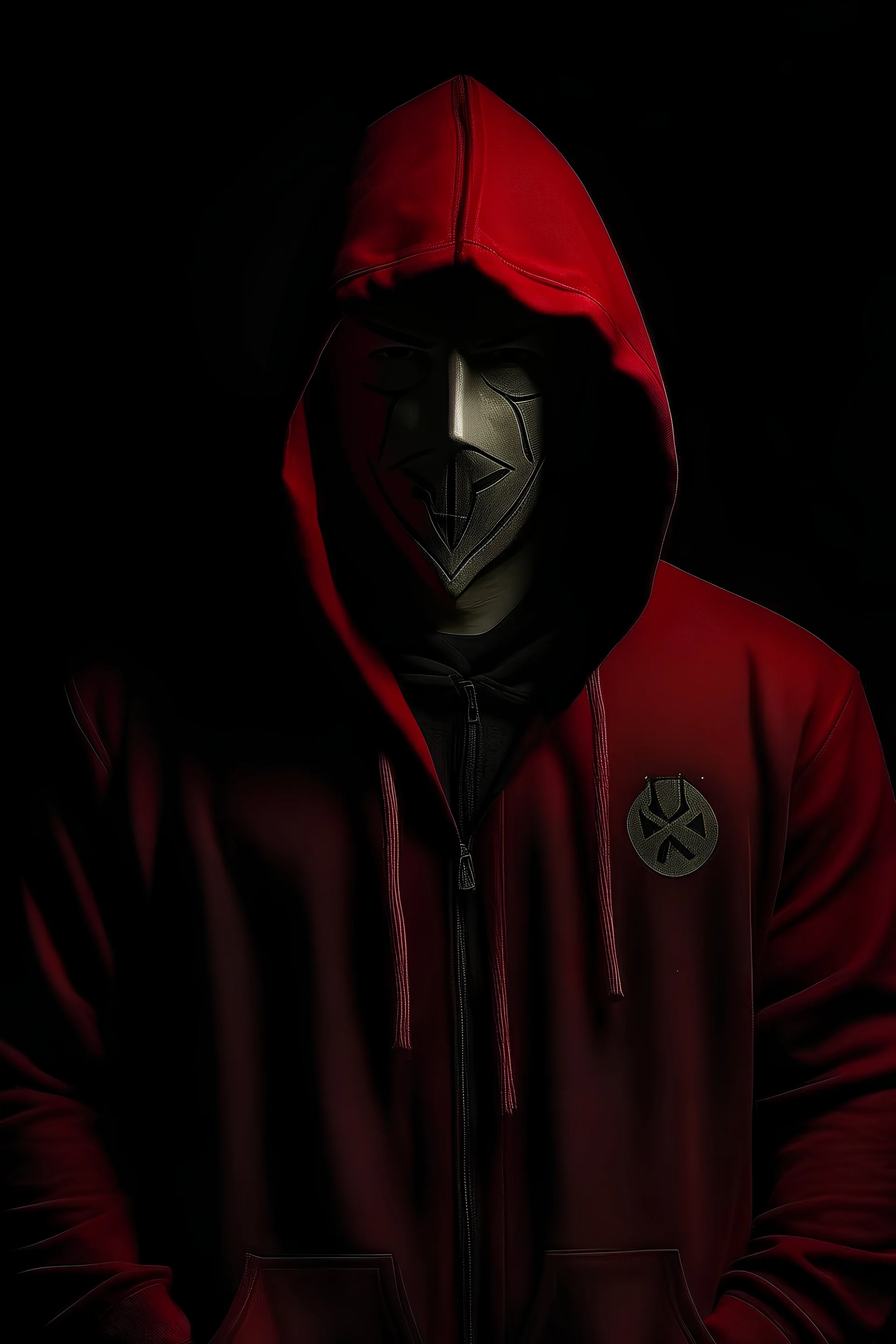 an anonymous with soviet symbol