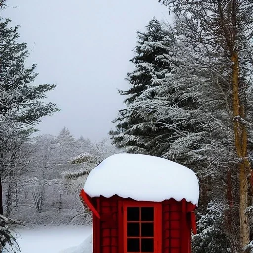 Cozy winterhouse