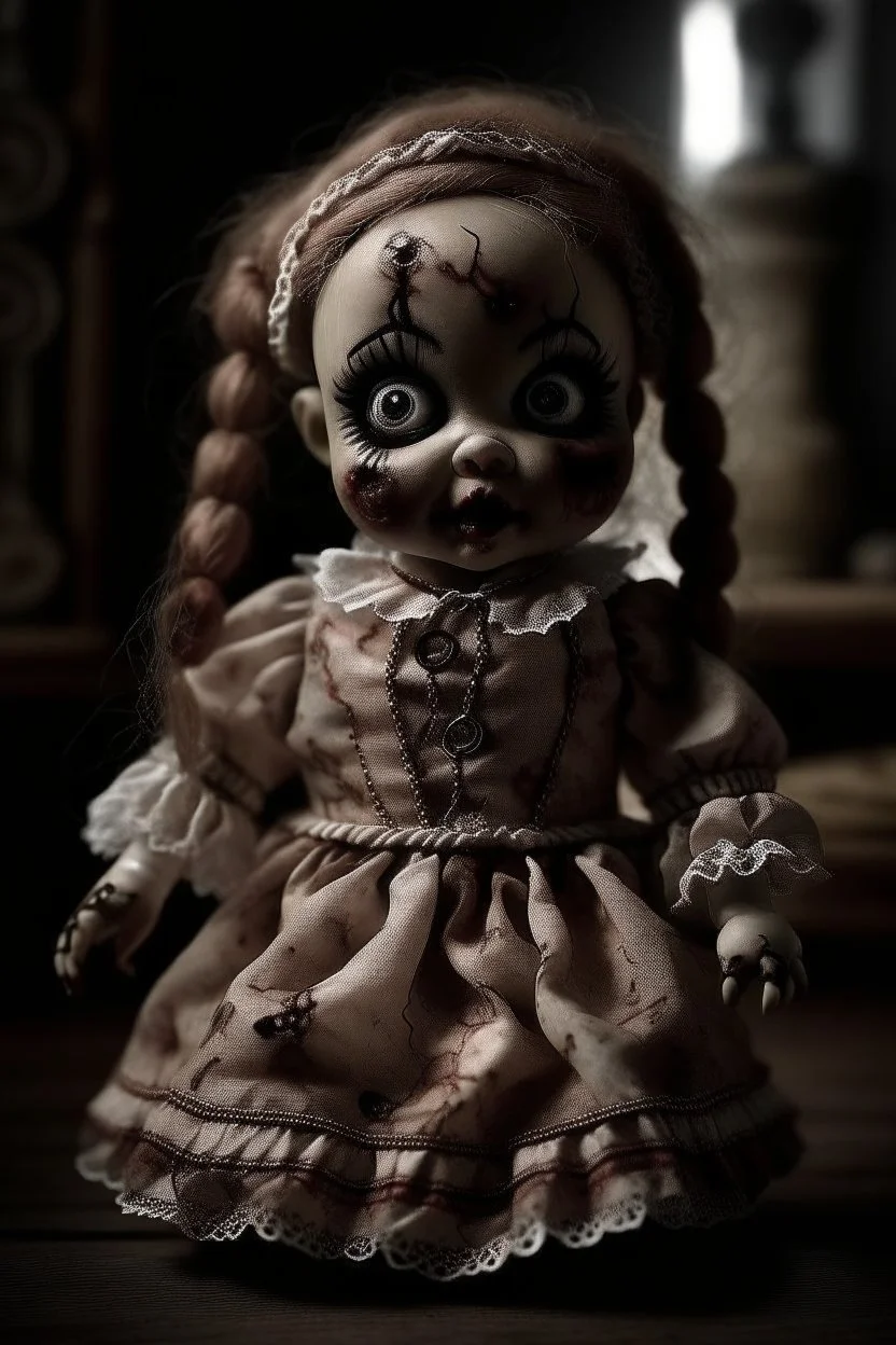 Frightening Halloween Doll