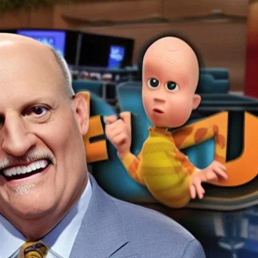 Pixar style Jim Cramer picking stocks