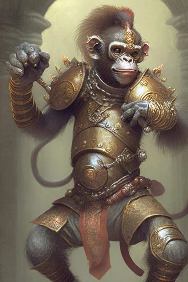 three-armed monkey knight