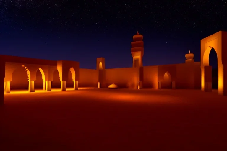 Ancient​ arabian​ night