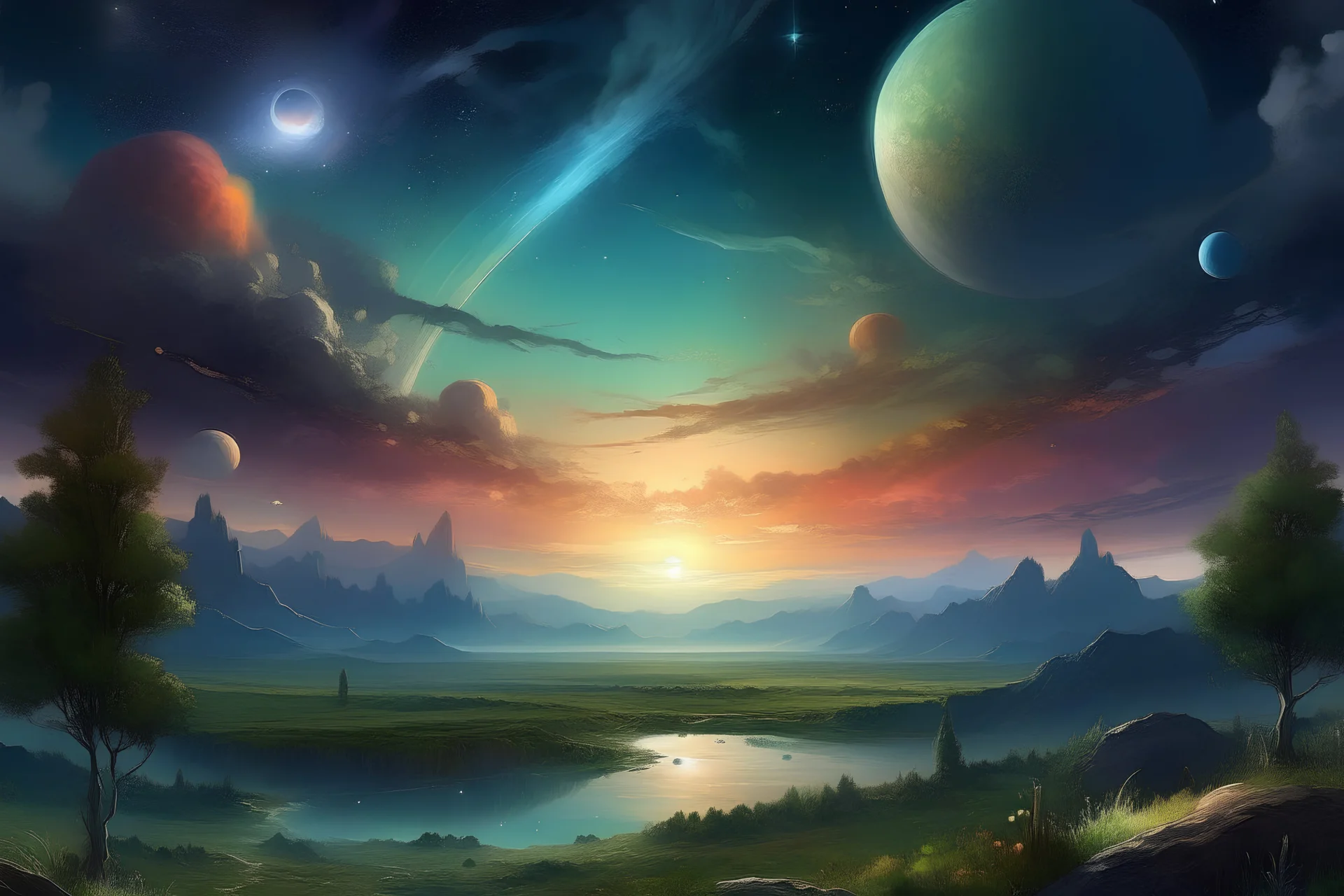 celestial landscape