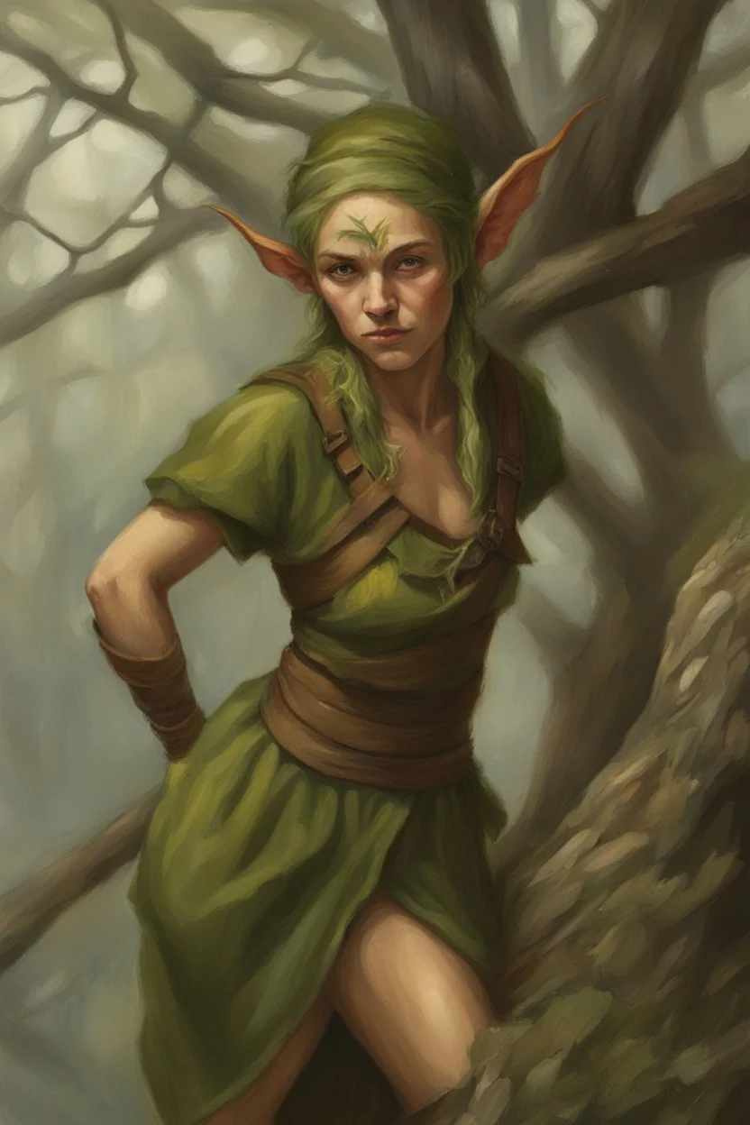 painting of a wood elf
