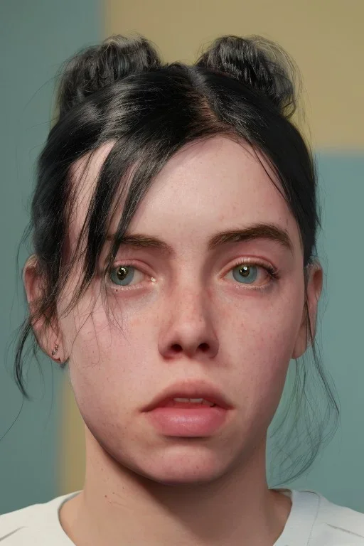 Billie Eilish, in my underpants, photorealistic, 8k