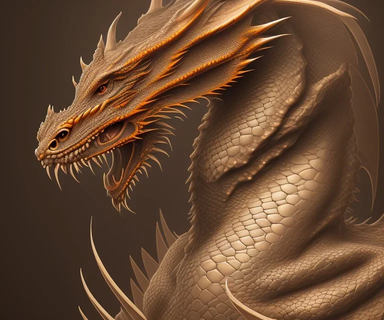 Portrait of dragon, highly detailed, color patterns on wings, soft studio lighting, background 64k