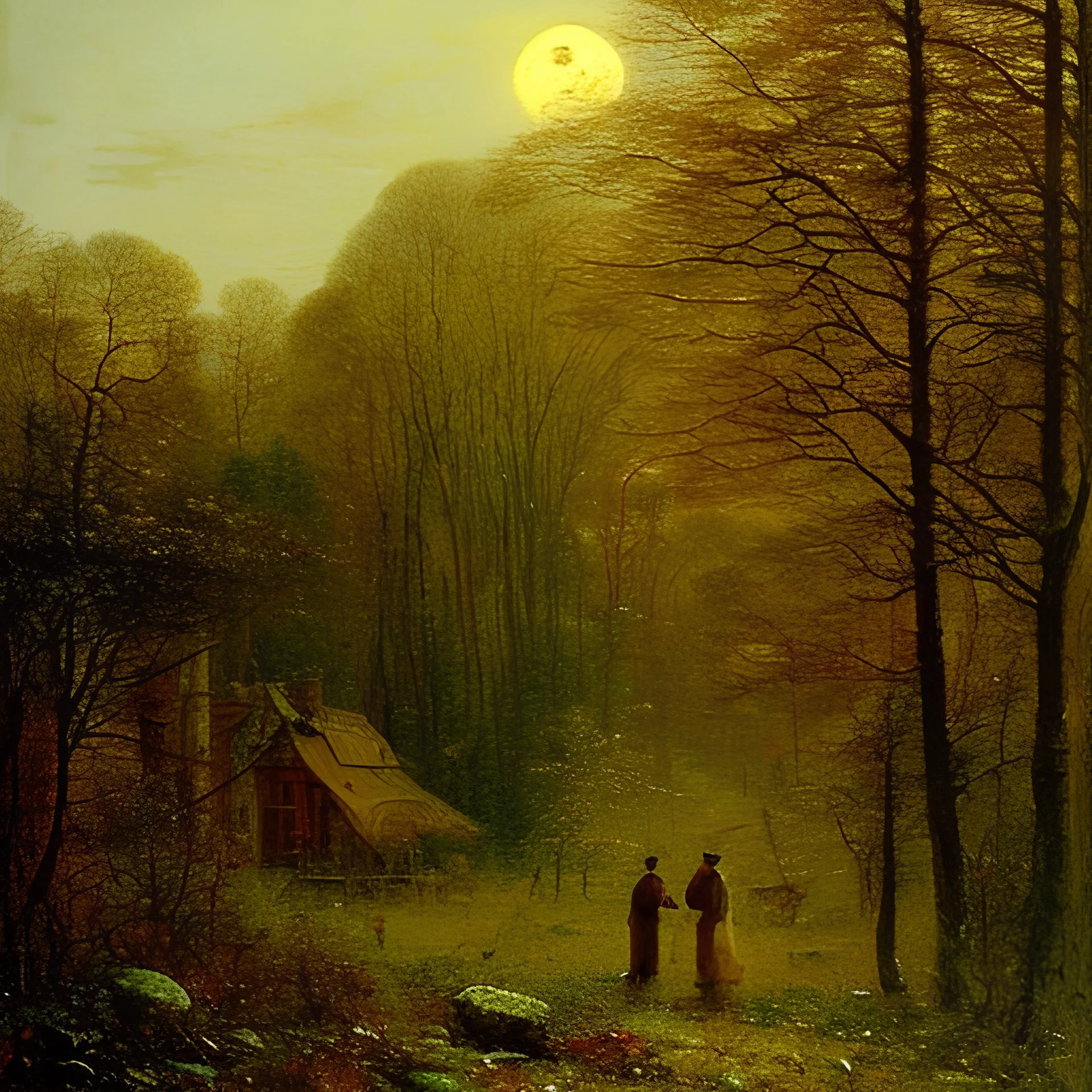 a landscape painter. Bangor. Maine. Indian Summer. John Atkinson Grimshaw