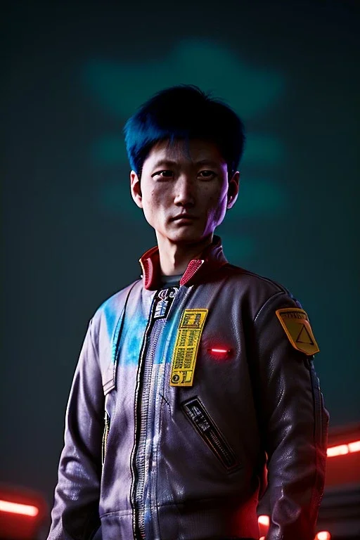 Fashion Portrait, Kaneda of Akira movie, retro futuristic style, glow eyes, cinematic, Ultra realistic, wide angle view, soft color, highly detailed, unreal engine 5, RTX, ultra detail, volumetric lighting, 3d, finely drawn, high definition.