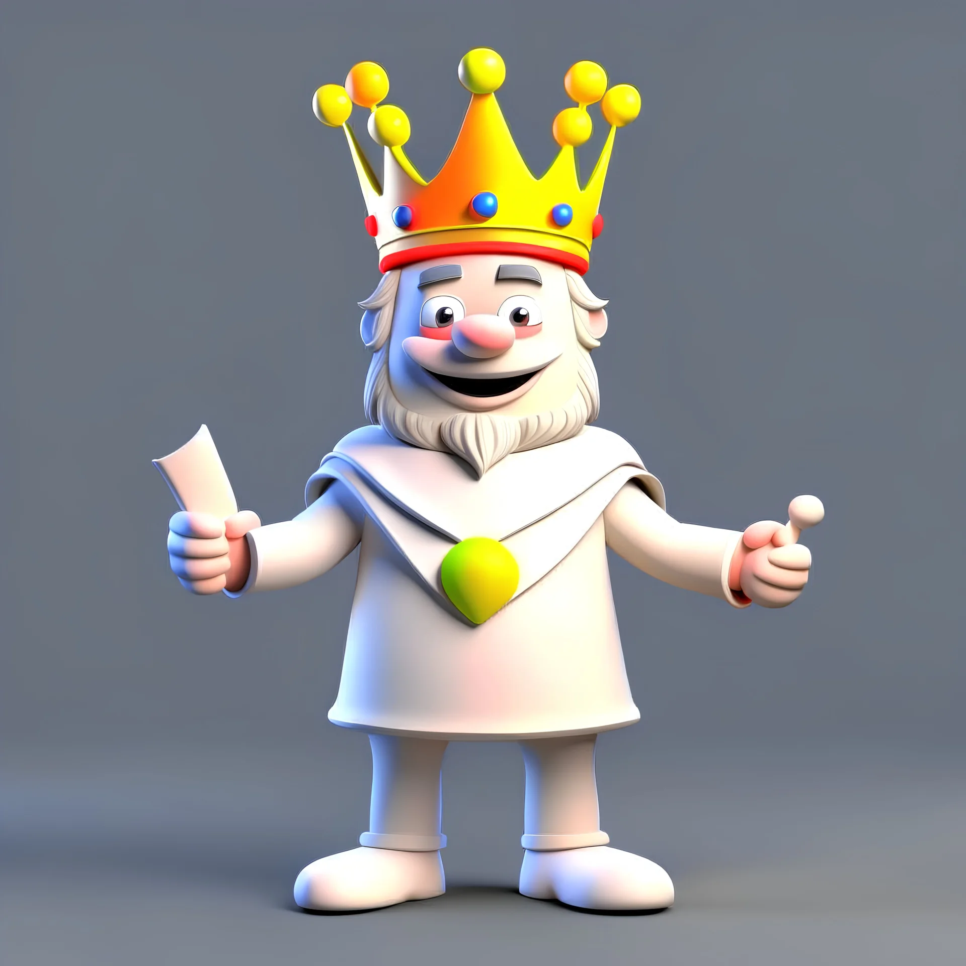 King cheerful 3D