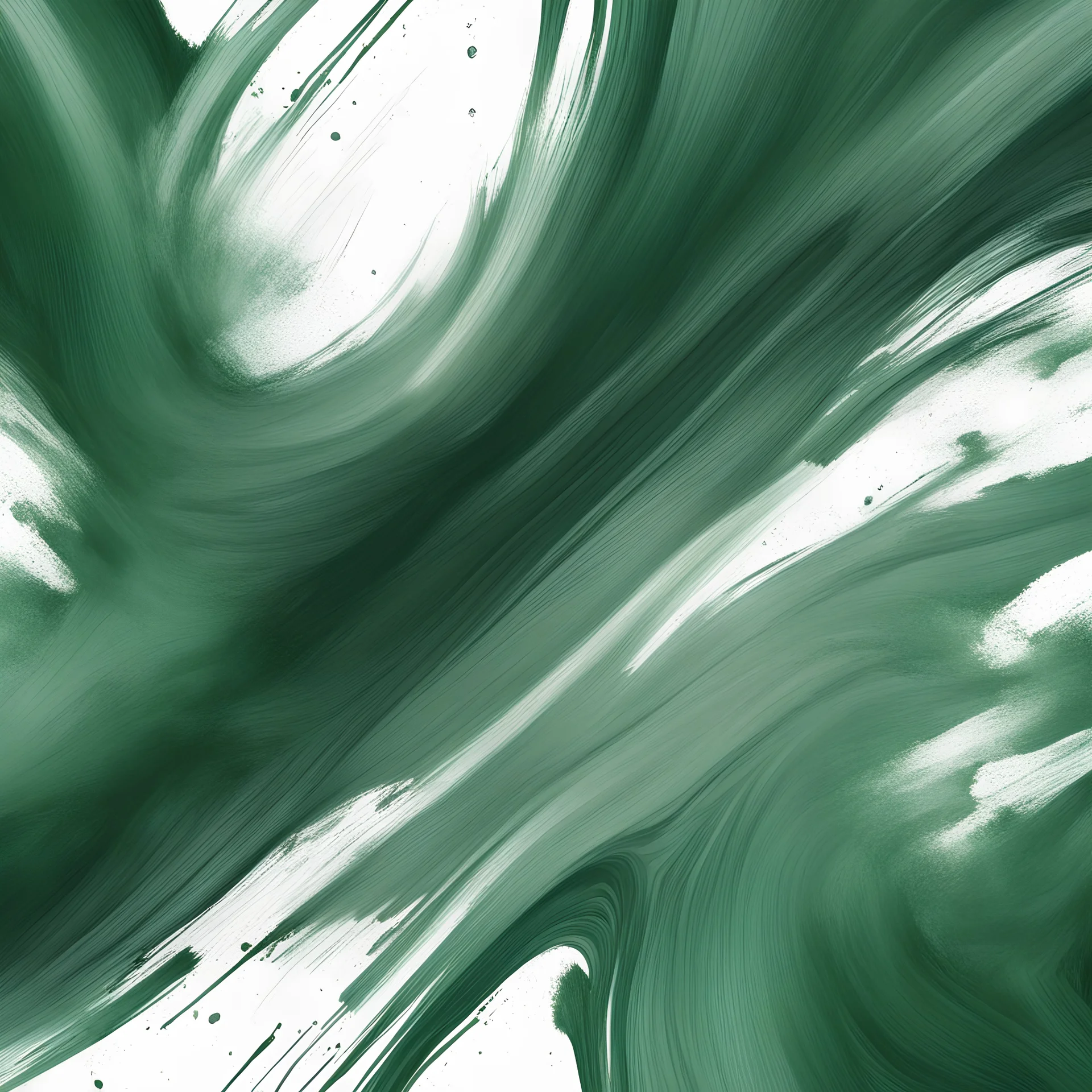 Hyper Realistic Dark-Green-Texture on white-brush-strokes-background