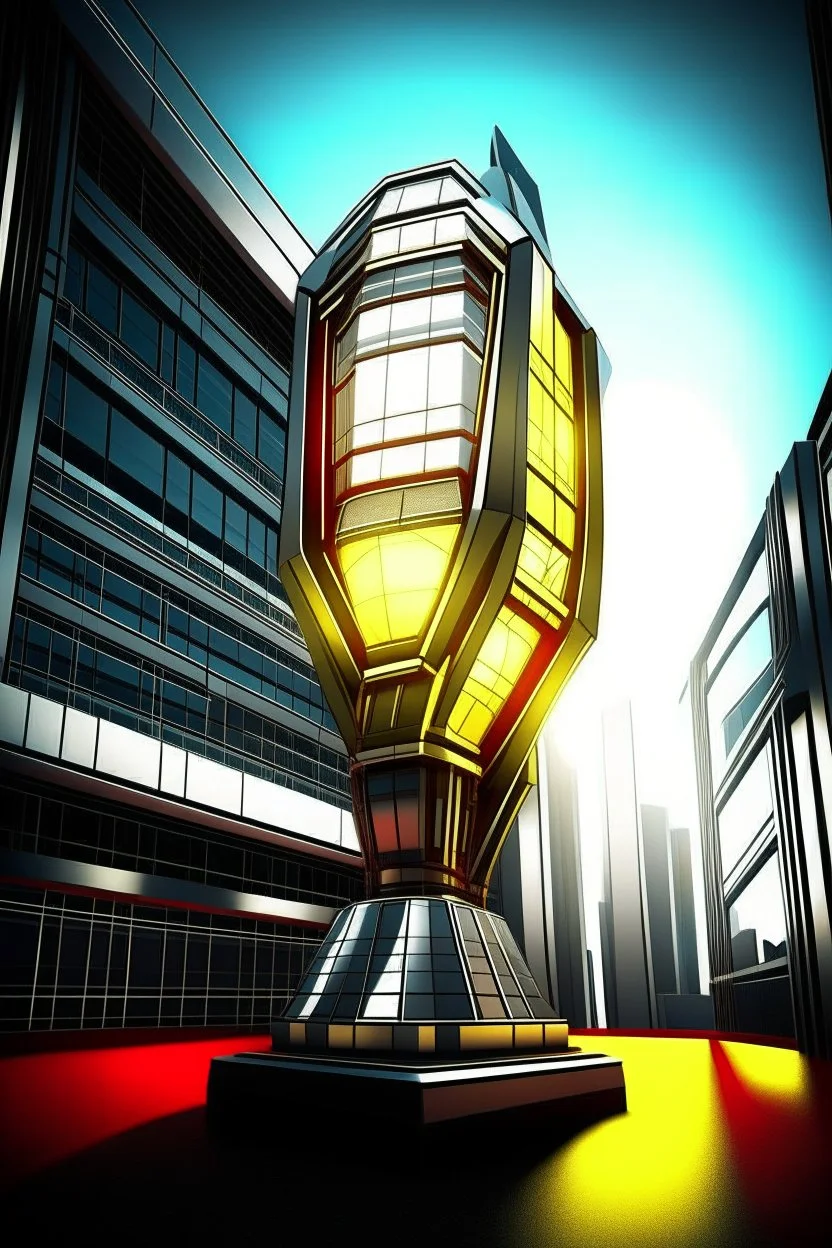 avengers stark tower buliding architecture futuristic-modern stlye.