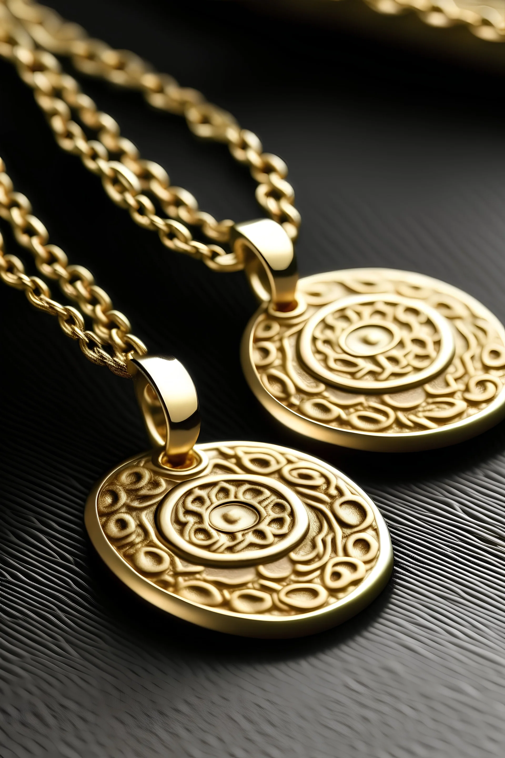 You can create a gold necklace more delicated even more