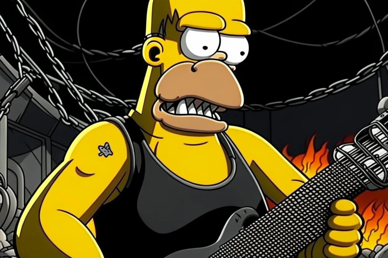 Homer Simpson rap metal