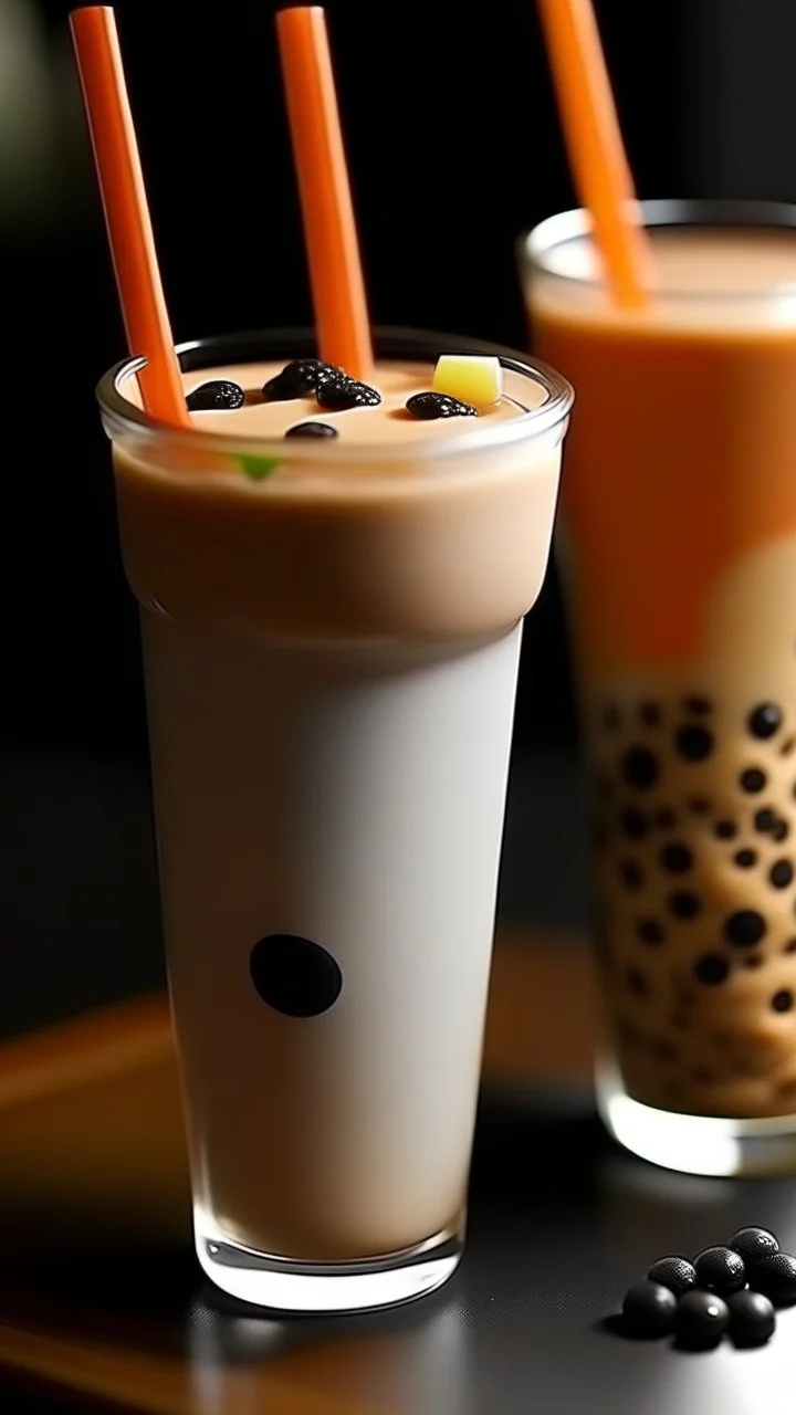 bubble tea with milk