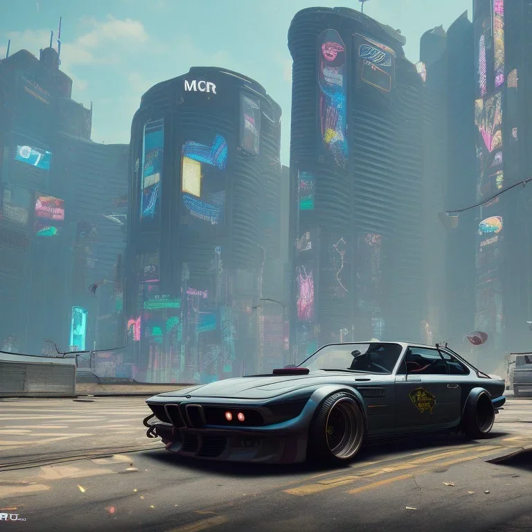 cyberpunk 2077 version of a bmw