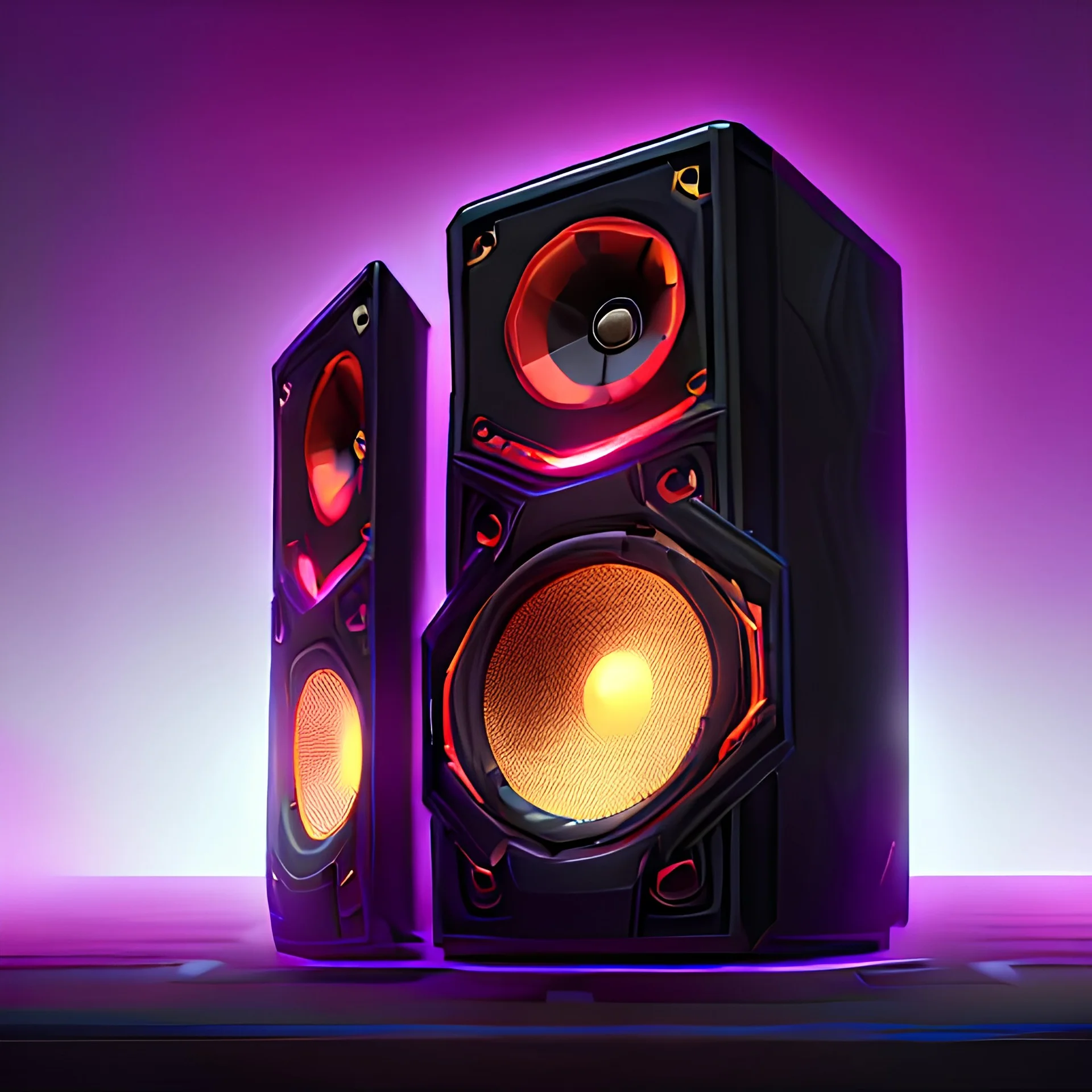 Speakers, cyber, speaker, subwoofer, loud, amplifier, electric, cinematic, album cover