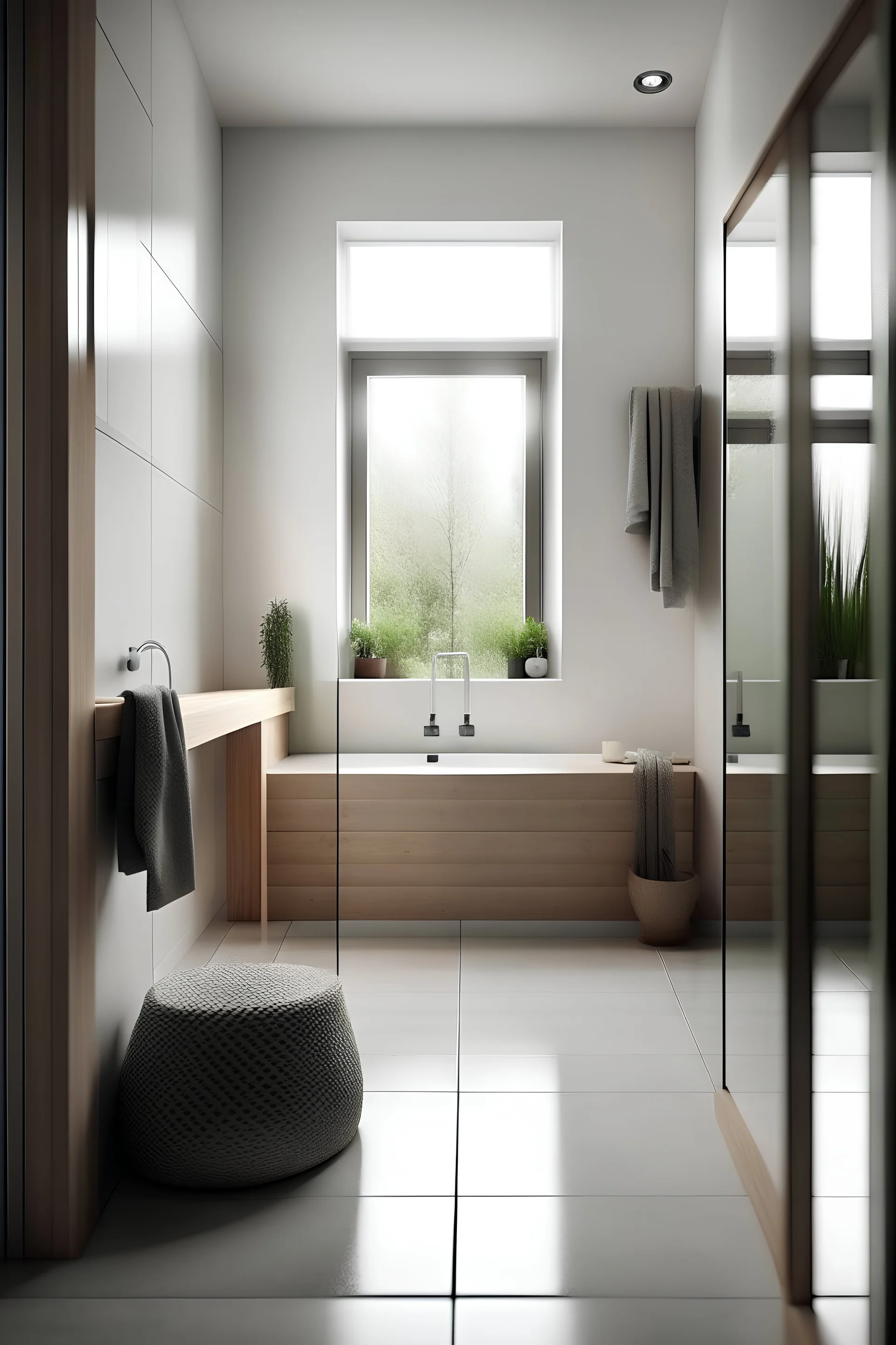 Portrait of a bathroom by modern, add shower intended for washing