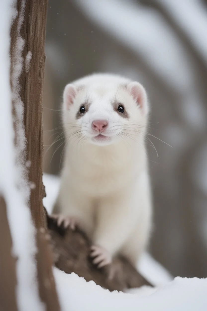 Snow ferret