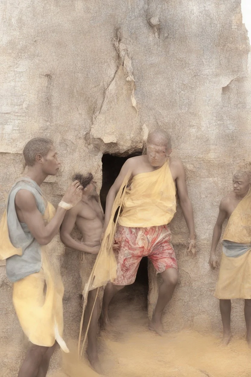 surrealis monochrome A fragmented, surreal sculpture liguid color of photorealistic image 3d,psychedelic art of an castle glossy emerging from dreamlike a crumbling building. The face appears pale with deep cracks and intricate details, evoking a haunting expression. Blackened tree branches intertwine with the gold mengkilat cracks, set against a backdrop of stormy, cloud-filled skies. bauhaus art The overall tone is dark and moody, suggesting themes of decay and transformation.