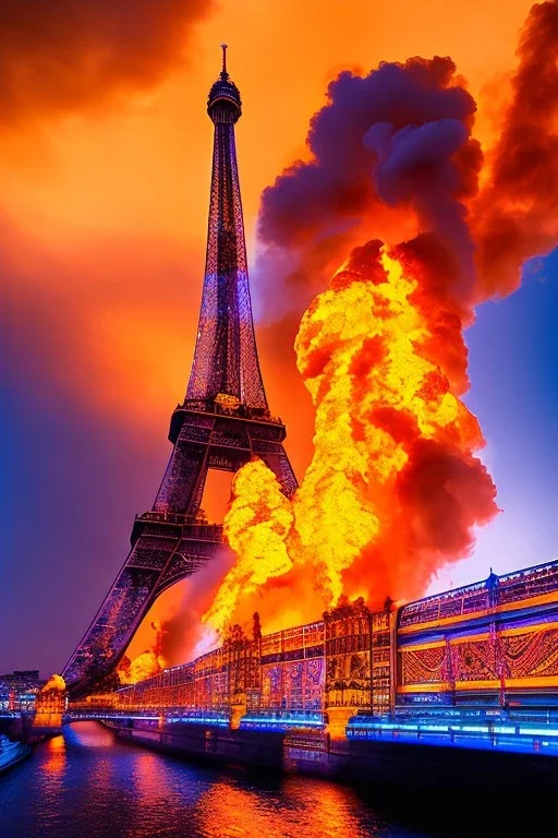 fire river, London, Paris