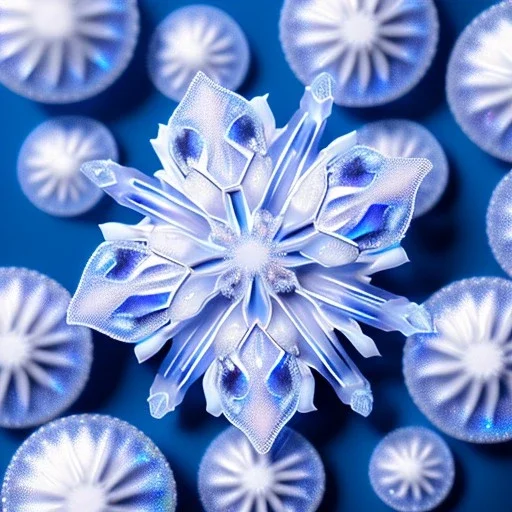 ultra detailed matte painting of many tiny epic fantasy ice flowers and many tiny semi transparent white snowflakes, majestic, intricate, masterpiece, insanely detailed, 4k resolution, cinematic smooth, intricate details , soft smooth lighting, vivid pastel colors, iridescent accents