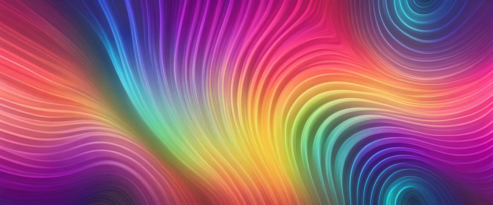 Smooth blend rainbow glow abstract background pattern.