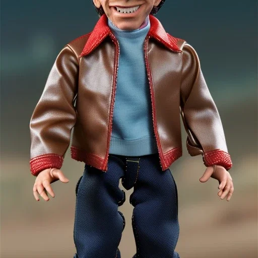 wide view Fonzie toy Action figure doll 1977 realistic