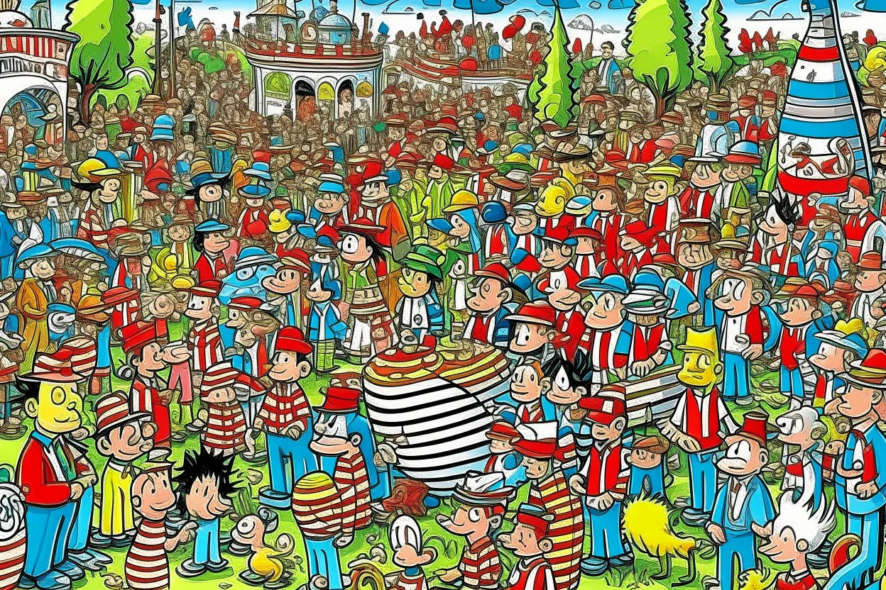 where's Wally but with cats big image city