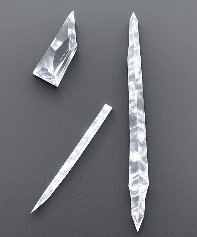 quartz crystal dagger shape