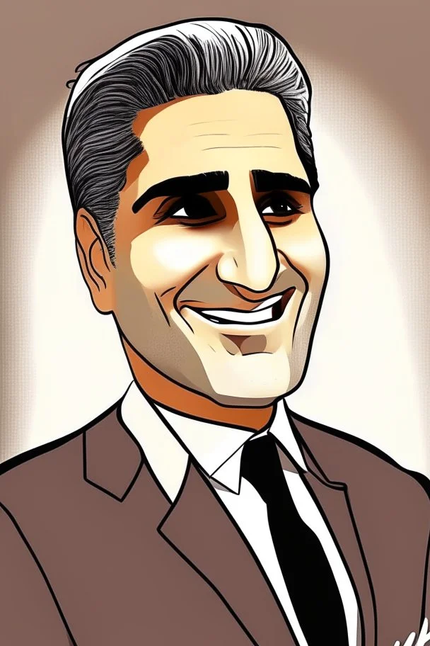 Fadel Shaker Lebanese singer ,cartoon 2d